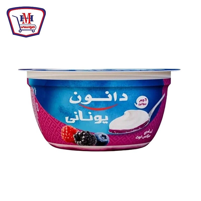 دانون جريك زبادى ميكس توت 110 جرام