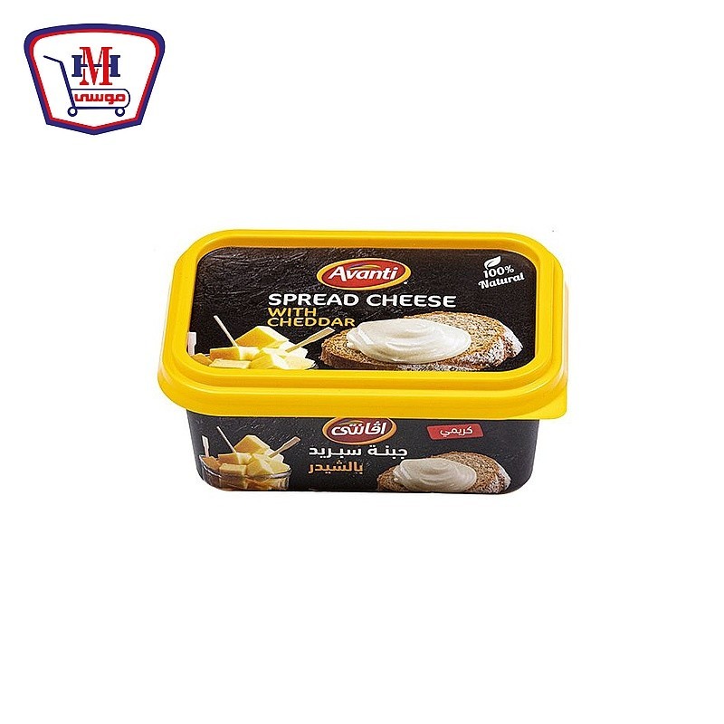 افانتى جبنه شيدر سبريد ساده 240 جرام