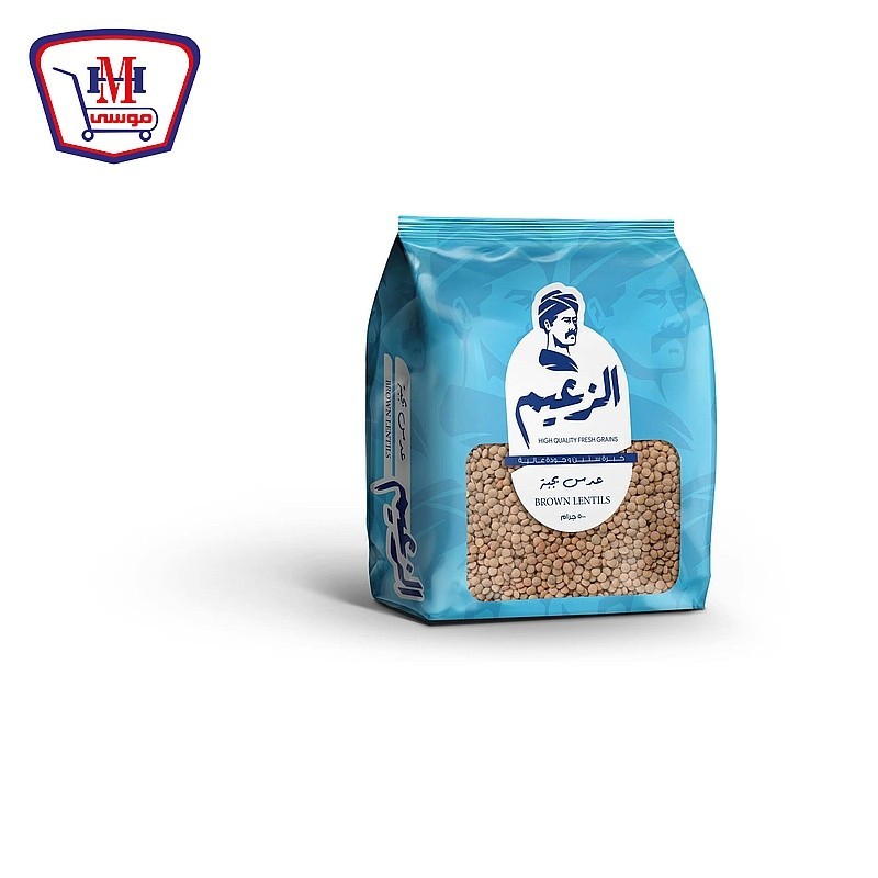 الزعيم عدس بجبه 500 جرام