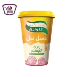 البوادى عسل نحل زهره البرسيم 420 جرام | من البوادى | هايبر موسى — أفضل