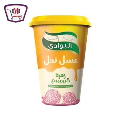 البوادى عسل نحل زهره البرسيم 420 جرام | من البوادى | هايبر موسى — أفضل