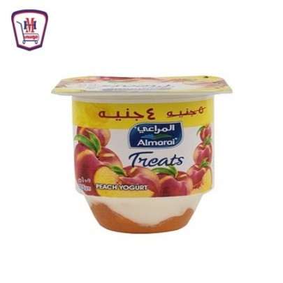 المراعى زبادى خوخ 105 جرام وفر 1 جنيه | من المراعى | هايبر موسى — تسوّ