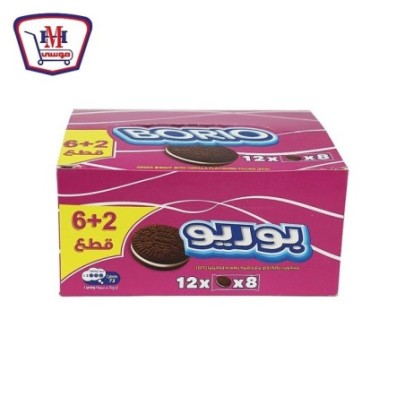بوريو بسكويت 8 قطع 40 جرام علبه × 12 باكو | من بوريو | هايبر موسى — أف