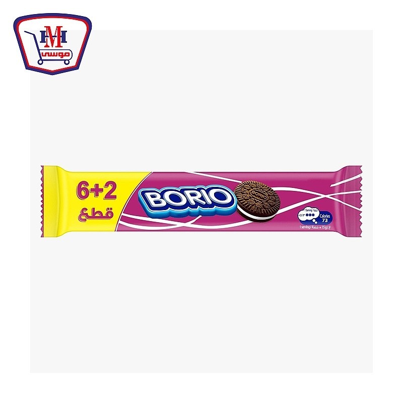 بوريو بسكويت 8 قطع 40 جرام