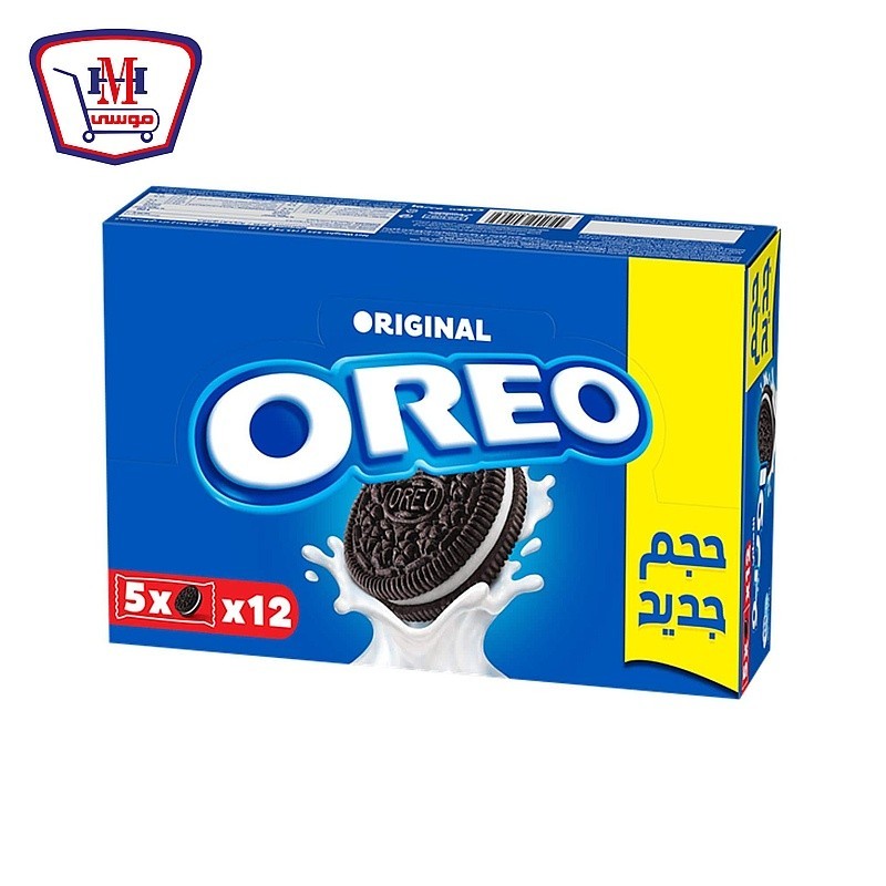 بسكويت اوريو 5 قطع 43.75 جرام  علبه × 12 باكو