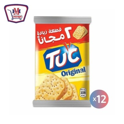 توك بسكويت بالملح 6 +2 30.5 جرام علبه × 12 باكو | من توك | هايبر موسى