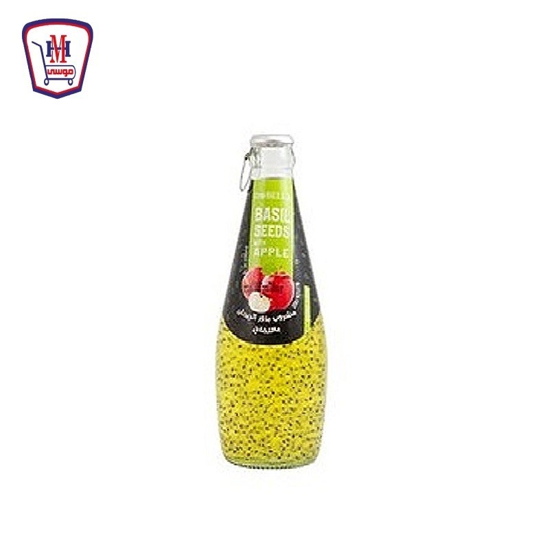 دوبيلا مشروب بذور الريحان بطعم التفاح 290 مللى