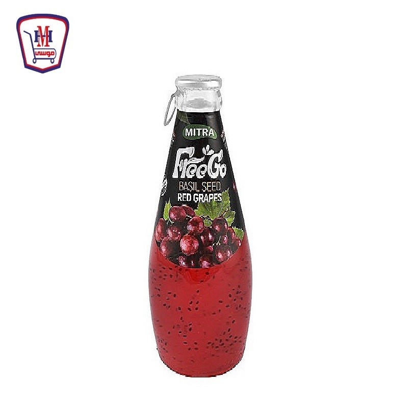 فرى جو مشروب بذور الريحان بنكهه العنب 290 مللى