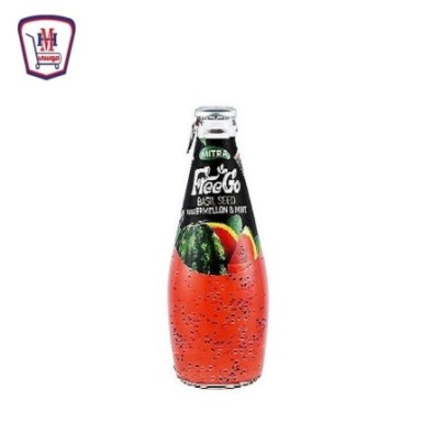 فرى جو مشروب بذور الريحان بنكهه بطيخ 290 مللى | من فرى جو | هايبر موسى