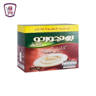 بونجورنو كابتشينو دوبل شوت 18 جرام  علبه × 12 ظرف