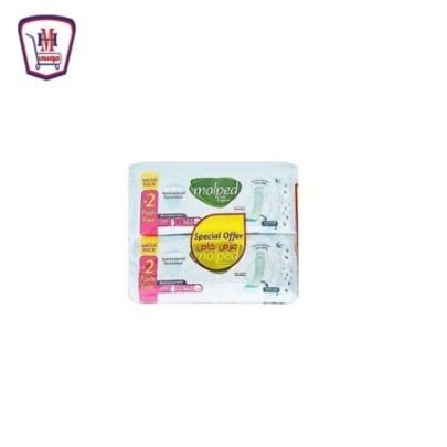 مولبيد فوط صحيه 16 فوطه + 2 فوطه طويل 2 قطعه عرض | هايبر موسى — تسوّق