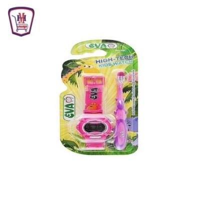 ايفا فرشه اسنان + ساعه اطفال كارت عرض