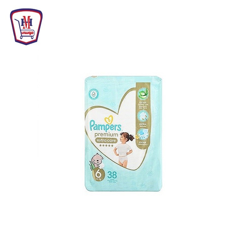 بامبرز عنايه مميزه 38 حفاضه مقاس 6