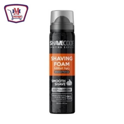 صورة شيف كود فوم حلاقه لجميع انواع البشره فحم 200 مللى 200 مل من شيف كود - هايبر موسى