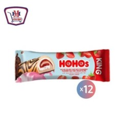 صورة هوهوز كيك رول فراوله جامبو علبه × 12 باكو من هوهوز - هايبر موسى