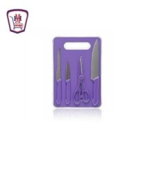 طقم سكاكين 3 قطعه + مقص hi kitchen