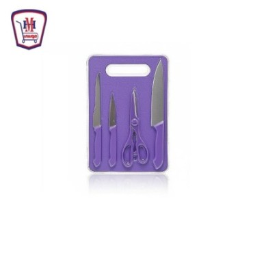 طقم سكاكين 3 قطعه + مقص hi kitchen