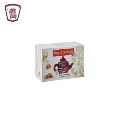 رويال شاى ريجيم بالخوخ 50 كيس خوخ من رويال اعشاب | هايبر موسى
