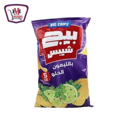تايجر بيج شيبس ليمون حلو 24 -34 جرام