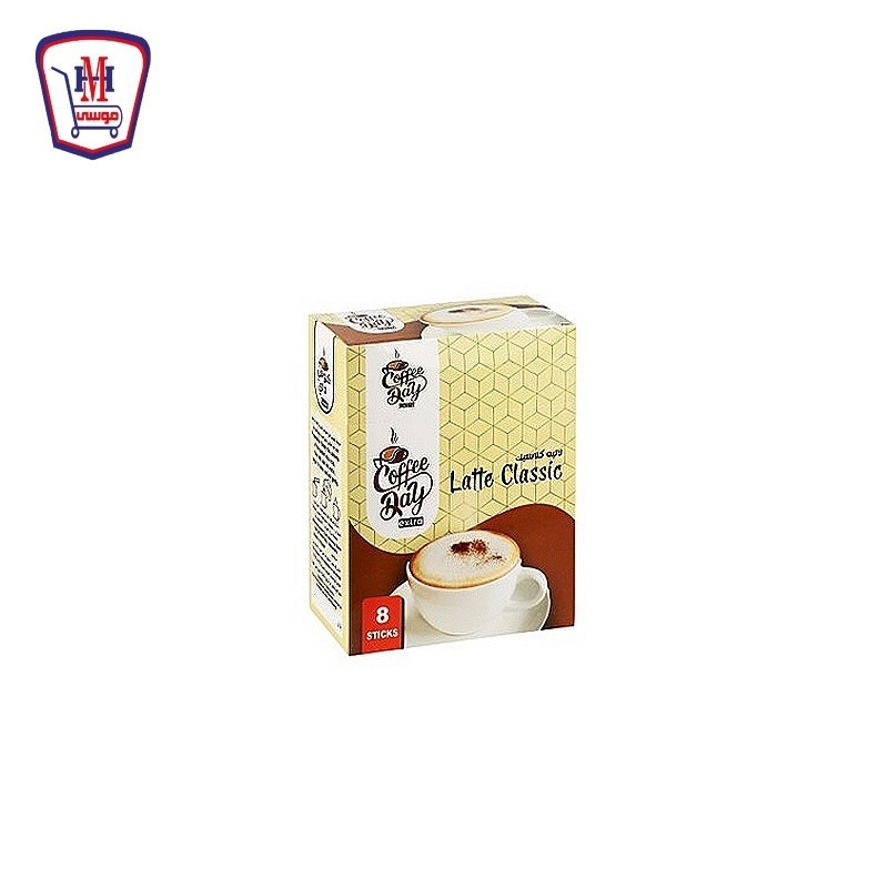 كوفى داى كابتشينو لاتيه علبه × 8 ظرف