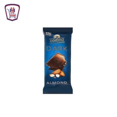 كورونا شيكولاته دارك 55 % محشو لوز