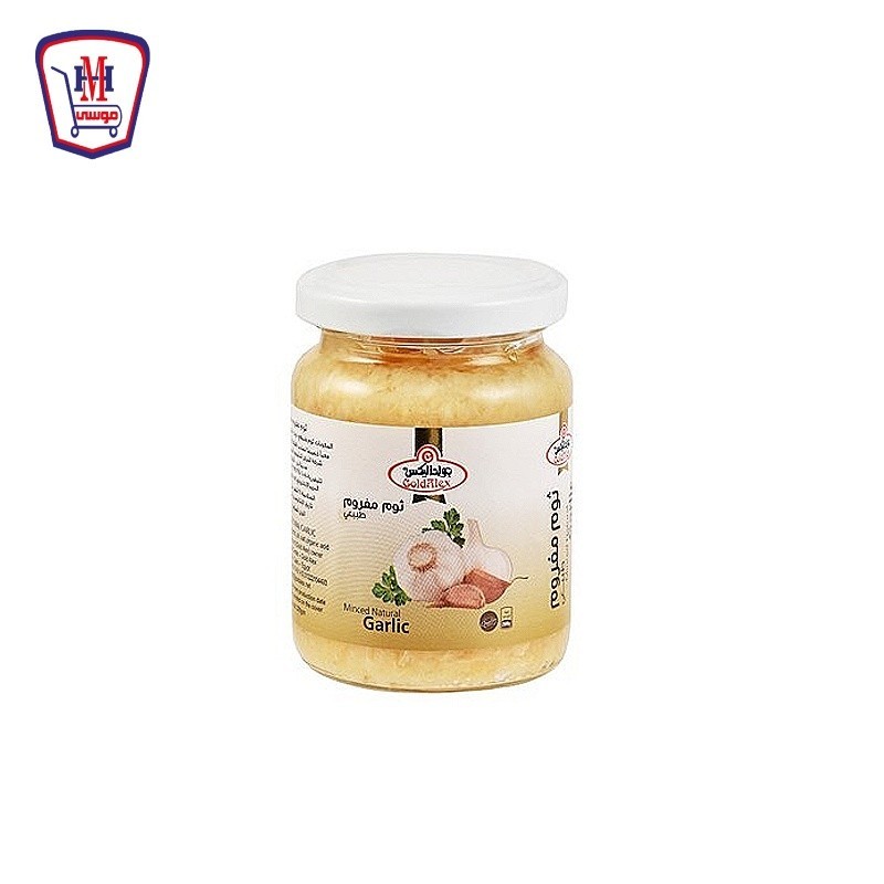 جولد اليكس ثوم مفروم طبيعى 200 جرام