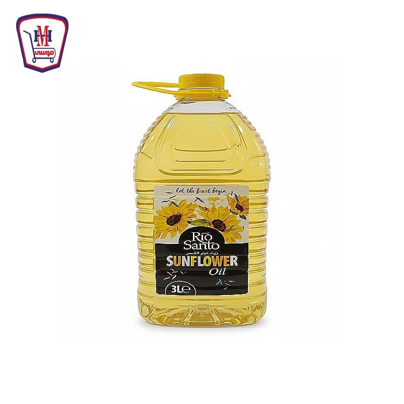 ريو سانتو زيت دوار الشمس بلاستيك 3 لتر