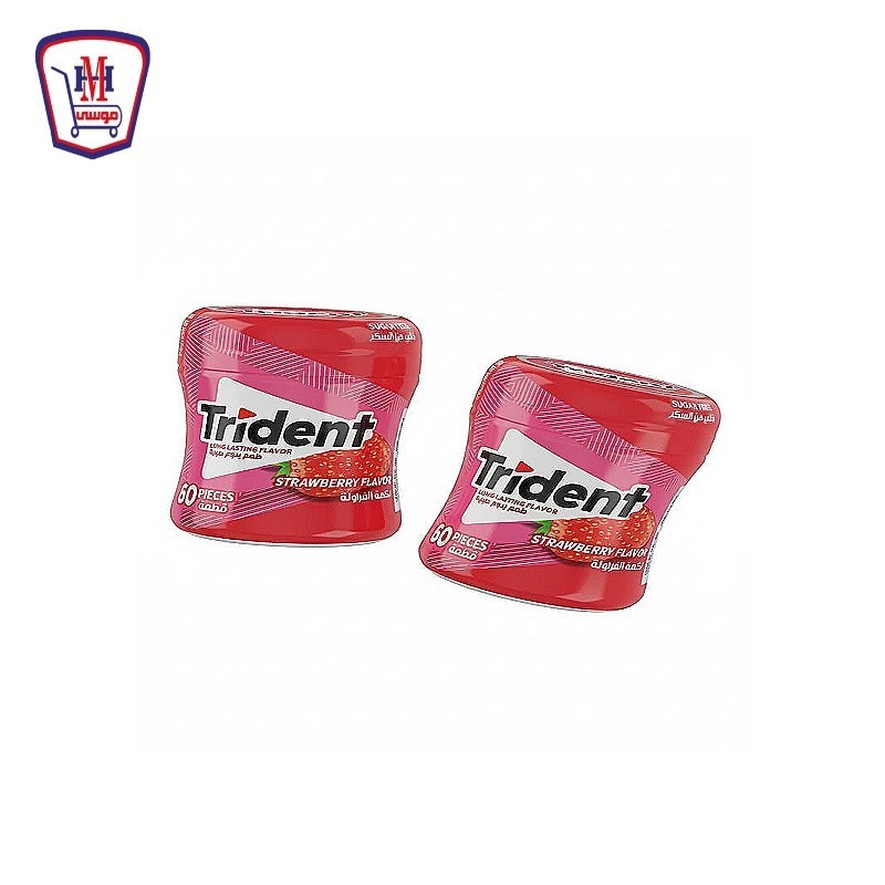 ترايدنت لبان فراوله علبه 60 باكو