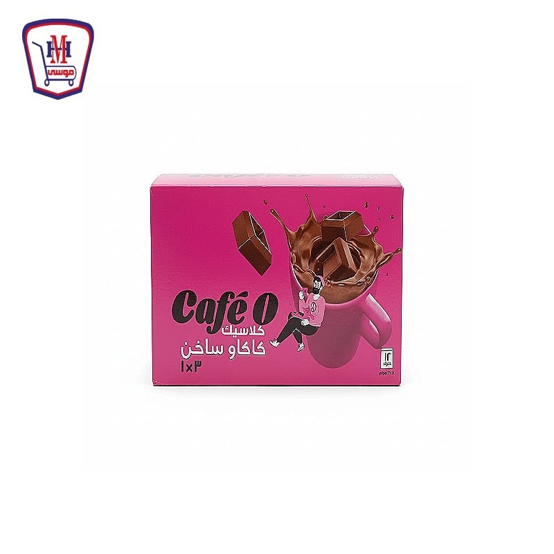 كافيه اوه مشروب شيكولاته 3 × 1 27 جرام علبه × 12 ظرف