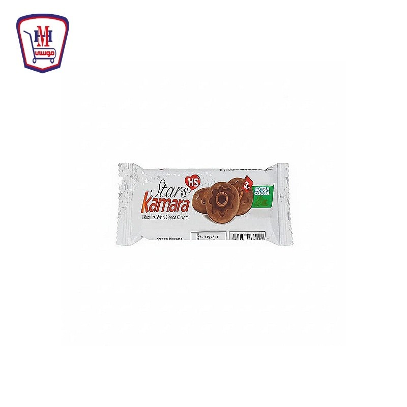 كمارا ستارز بسكويت بكريمه الكاكاو 6 قطعه باكو
