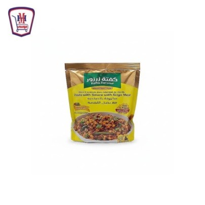 زرزور كفته بديل اللحمه بالصلصه الحمراء مينى وجبه مكرونه | من زرزور | ه