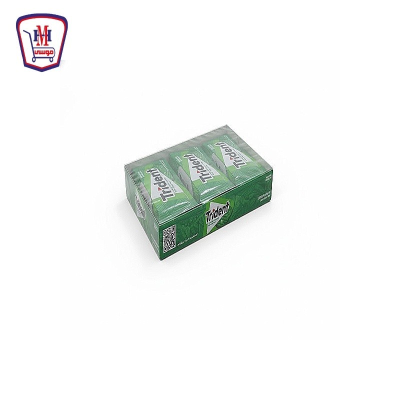 ترايدنت لبان بالنعناع الأخضر5 حبات علبه × 12 قطعه