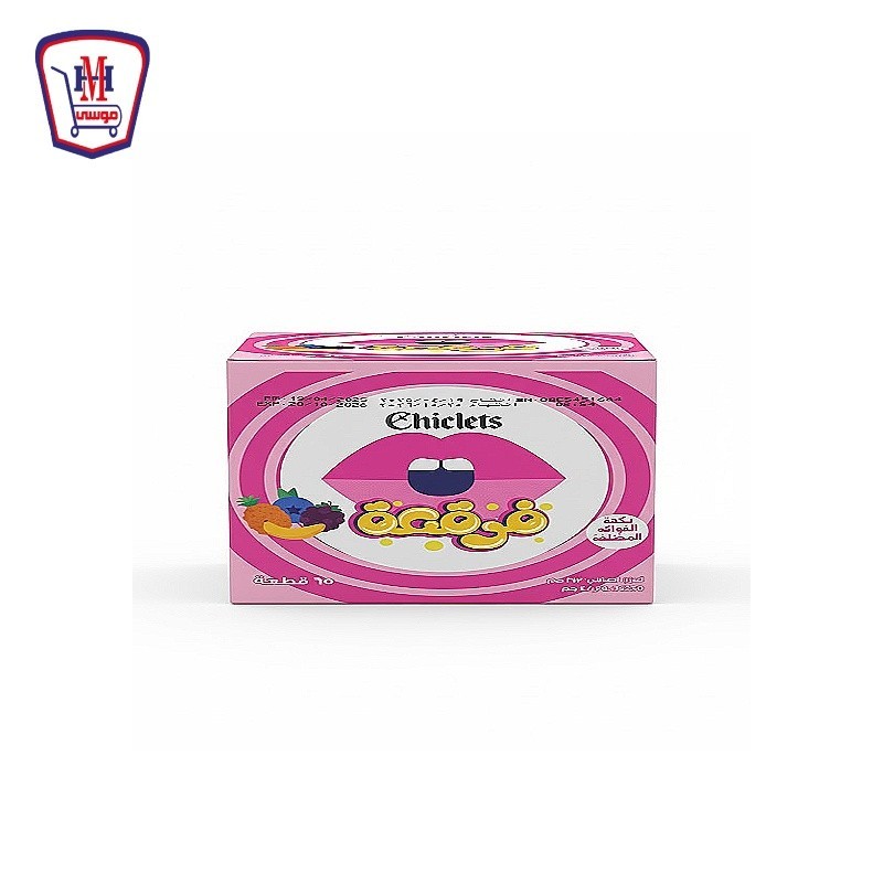 تشكلتس  لبان فرقعه  فواكه صغير علبه × 65 باكو