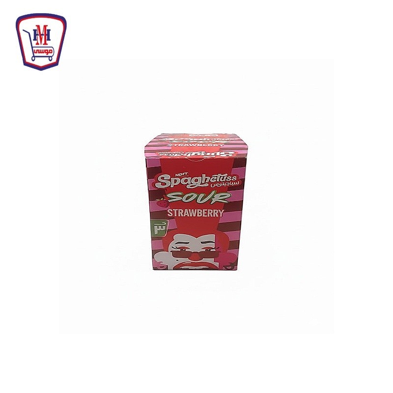 سباجتوس جيلى ساور فراولة 10 جرام علبه × 12 قطعه