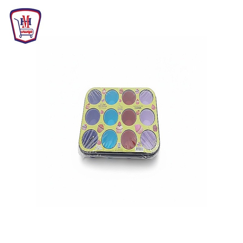 قالب كب كيك تيفال 12  + 12 قالب سيلكون