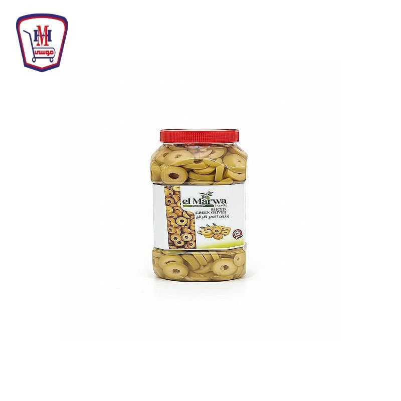 المروه زيتون اخضر شرائح 600 جرام