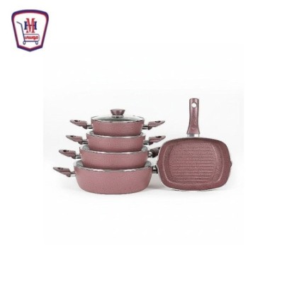 مرتى طقم حلل جرانيت 9 قطع | من مرتى | هايبر موسى — تسوّق أونلاين