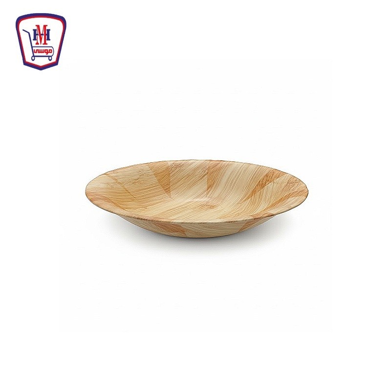 طبق ميلامين خشابى كبير مستورد