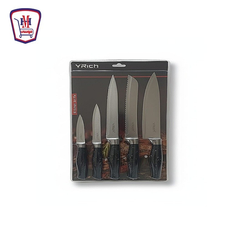 طفم سكاكين يد جرانيت 5 قطعه كارت