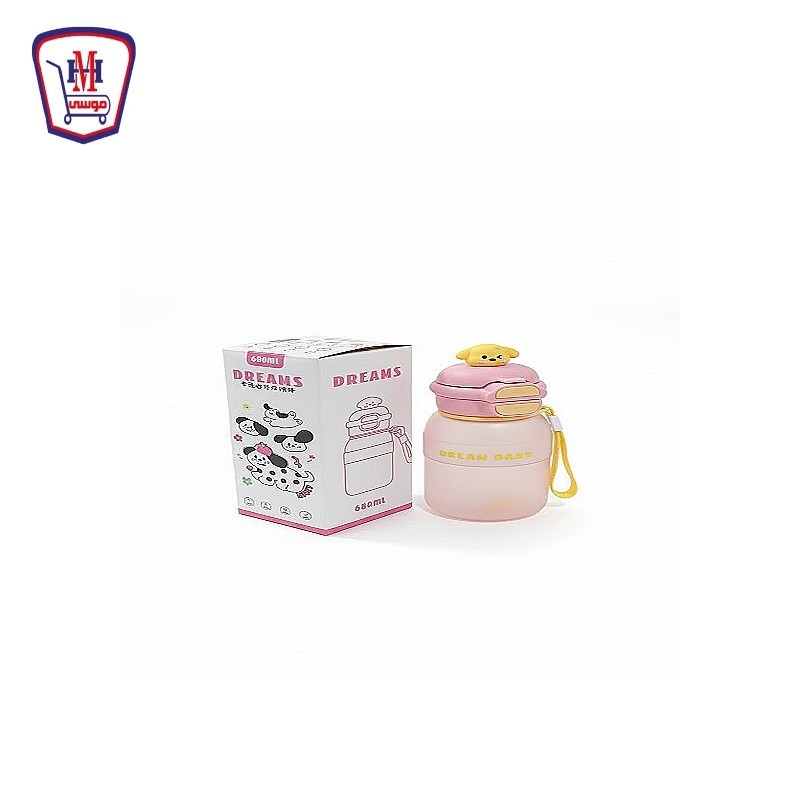 دريم بيبى زجاجه مياه غطاء دبدوب 2 فتحه