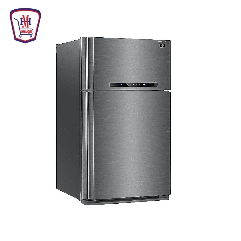 شارب ثلاجه 2 باب 385 لتر بلازما شاشة استانلس SJ-PC48A(ST)