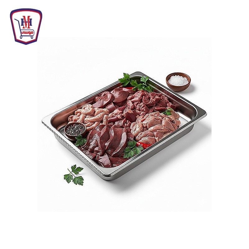 كبده وقلب وكلاوى فريش 500 جرام