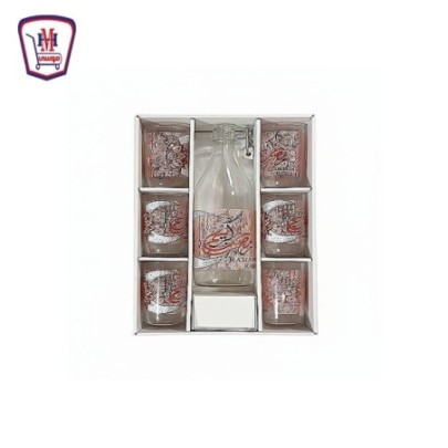 سيتى جلاس كوب 6 قطعه RAFALE + زجاجه مياه زجاج | هايبر موسى — تسوّق أون