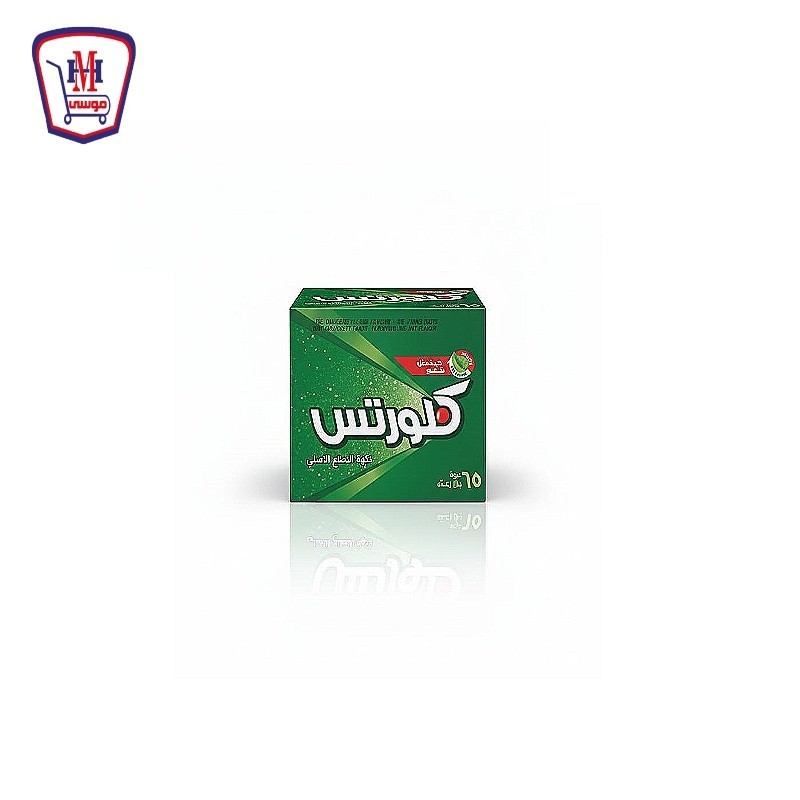 كلورتس لبان نعناع اصلى 28 جرام 2 حبه × 65 جرام