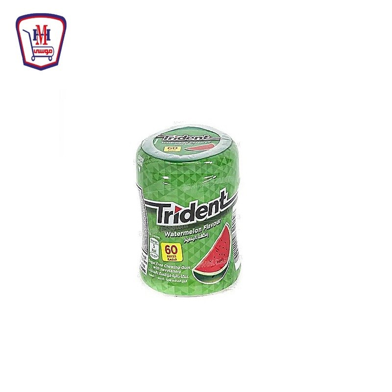 ترايدنت لبان بطيخ علبه 60 باكو
