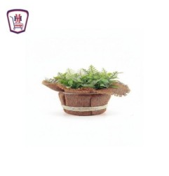 صورة ورد صناعى سله مدوره خيش من موسى - هايبر موسى