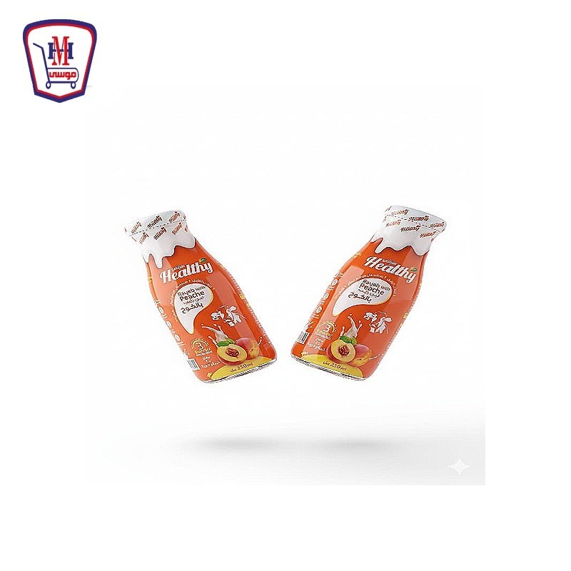 هيلثى حليب رايب بالخوخ 250 مللى