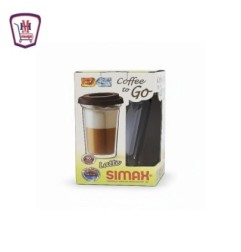 صورة مج كوفى توجو دبل جلاس بالغطاء سيلكون م / 2102-CTG كبير من موسى - هايبر موسى