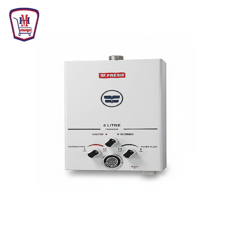 فريش سخان غاز بالادابتور فضى 6 لتر