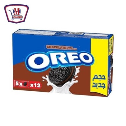 صورة بسكويت اوريو شوكولاته 5 قطع 43.75 جرام علبه × 12 باكو من اوريو - هايبر موسى